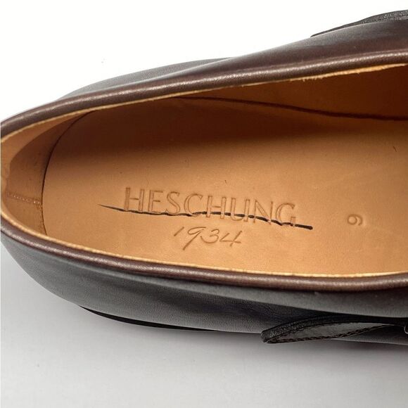 HESCHUNG Chene Leather Monk Strap Ankle Boot UK size 9/us size 10 - Picture 9 of 13